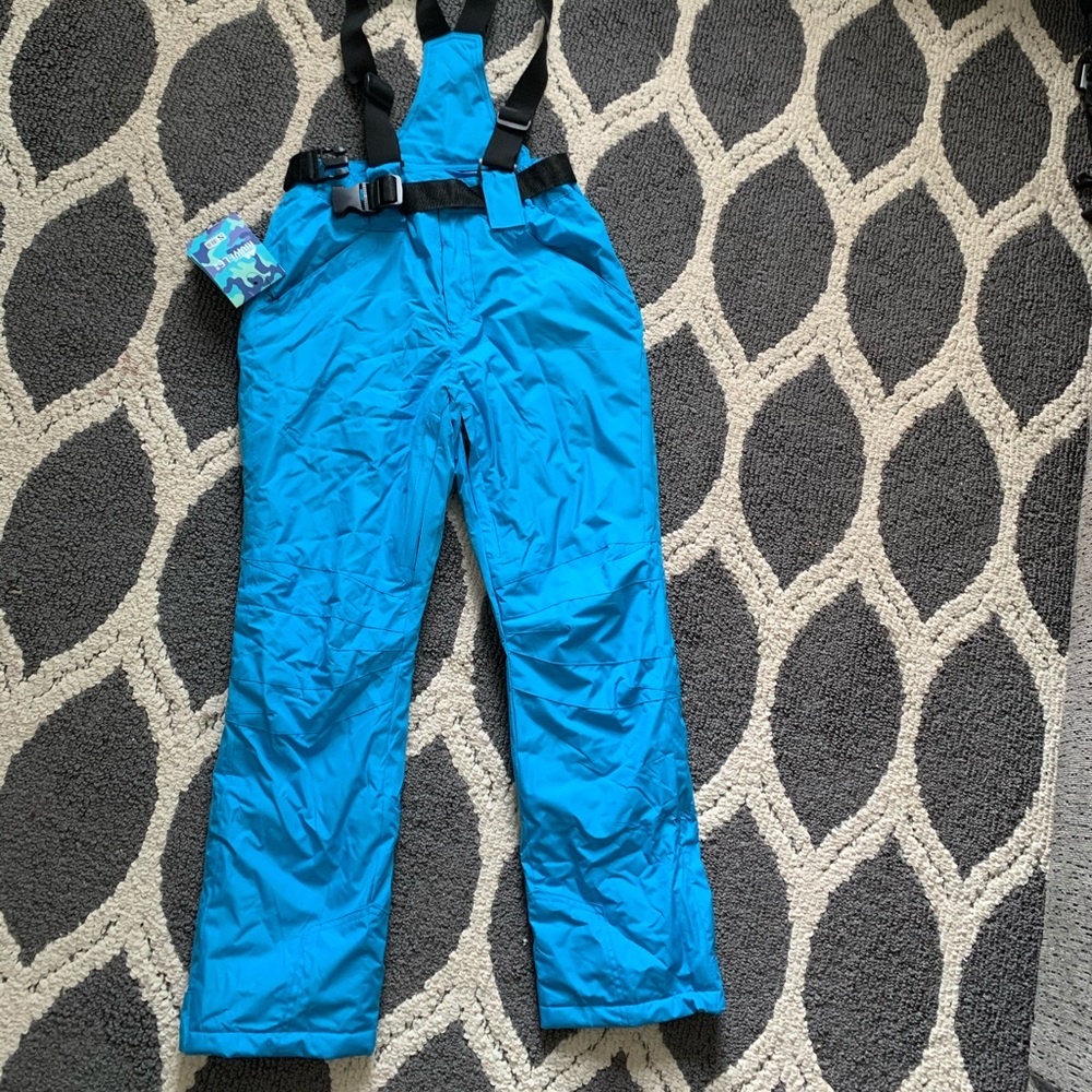 Blue snowboarding pants